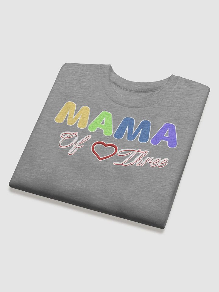 Mama of Three - Loving Family Design Sweatshirt product image (8)