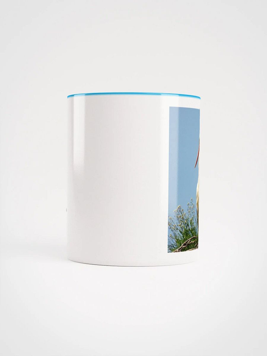 The white stork - Ceramic Mug with Color Inside product image (5)