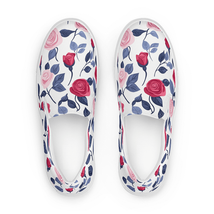 Roses in Bloom Slip-On Canvas Shoes product image (3)