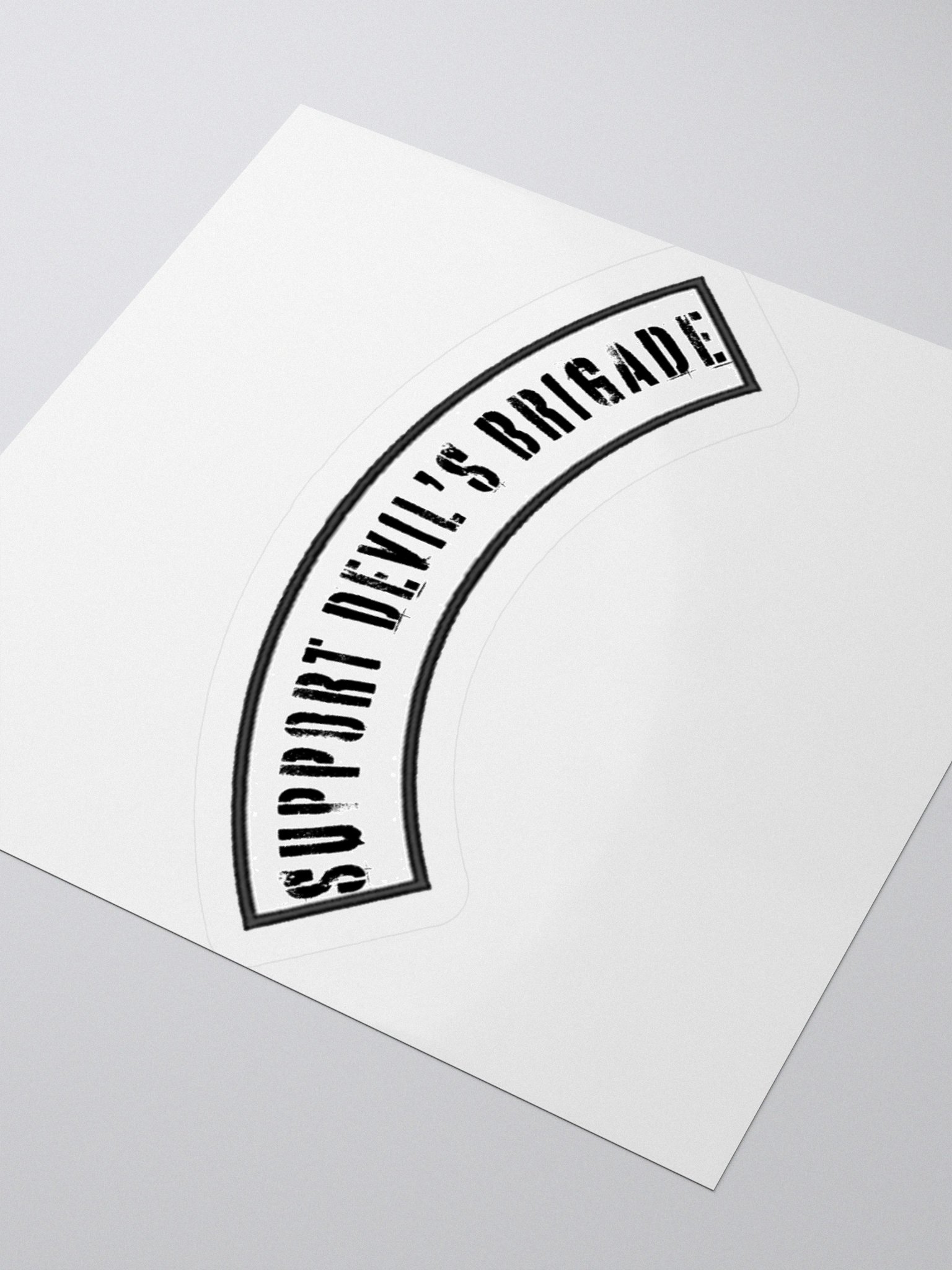 Devil's Brigade Support Rocker Sticker product image (7)