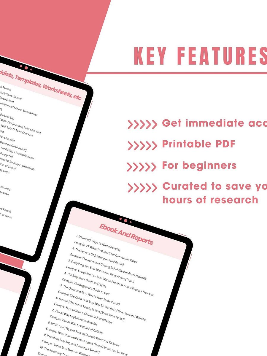 The ultimate list of Lead magnets ideas product image (3)