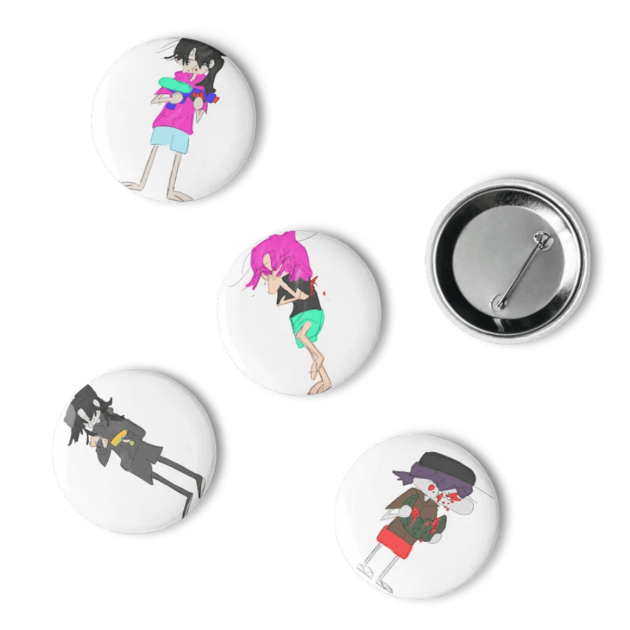 Moon Savers pin buttons July product image (10)