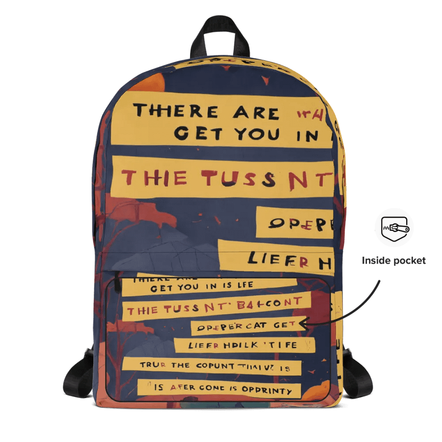 Whimsical Wanderer All-Over Print Backpack product image (4)