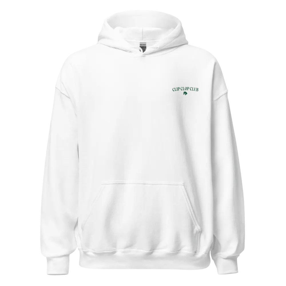 clip clop club emblem embroidered hoodie product image (19)