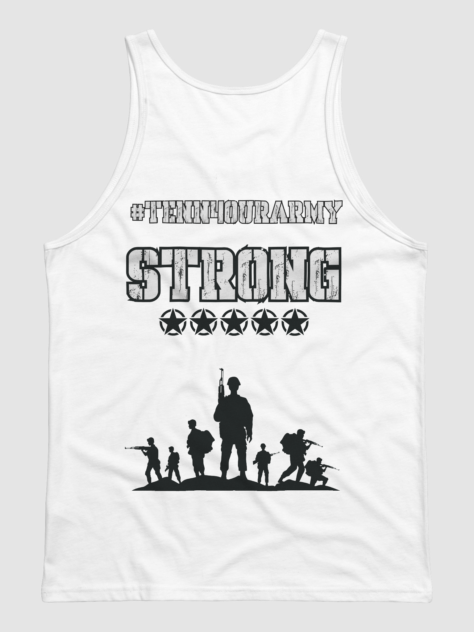 #TeNN4OURARMY Tank - Black & White product image (3)