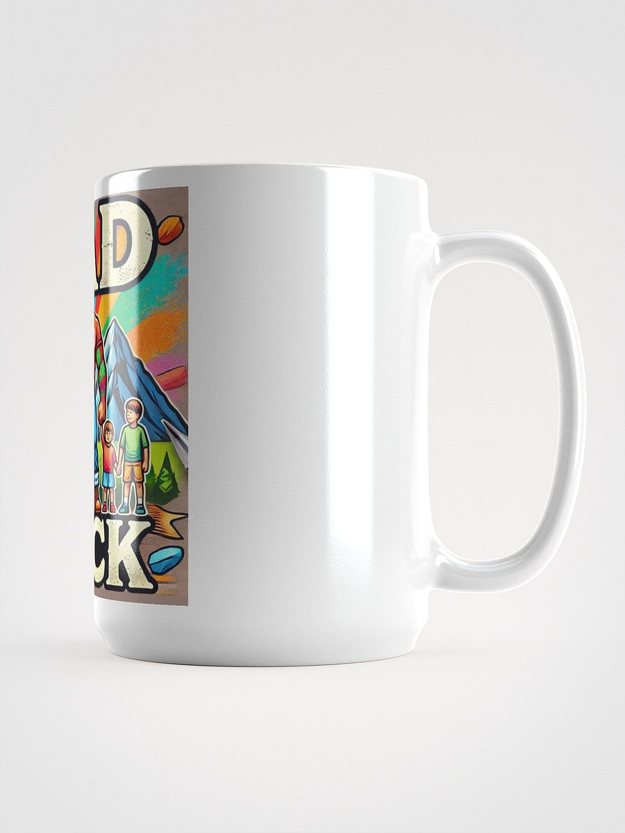 Dad The Rock White Glossy Mug product image (1)