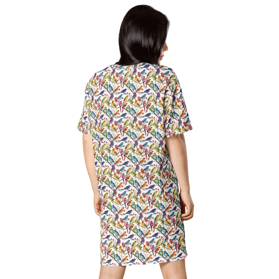 Multi Coloured Birds Dress product image (4)
