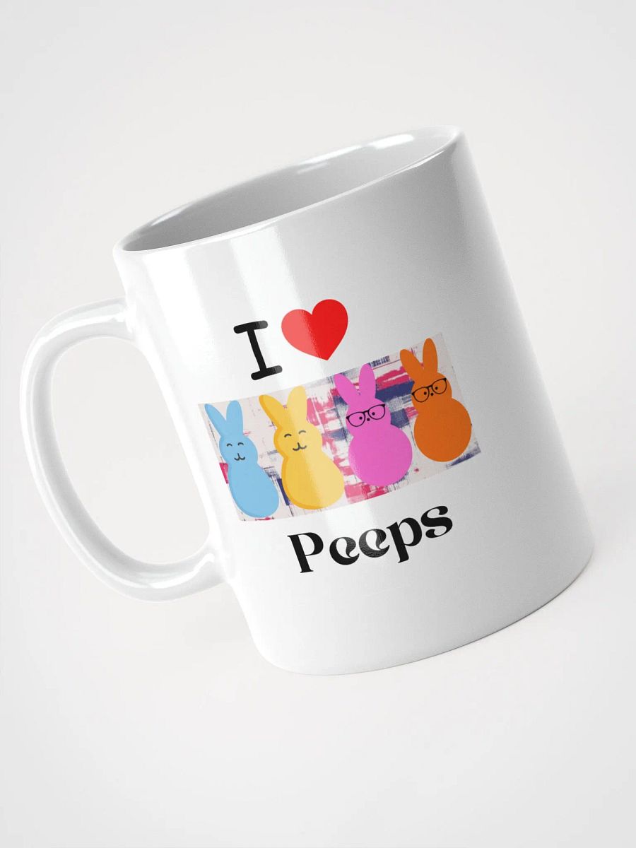 White Glossy Mug Peeps product image (3)