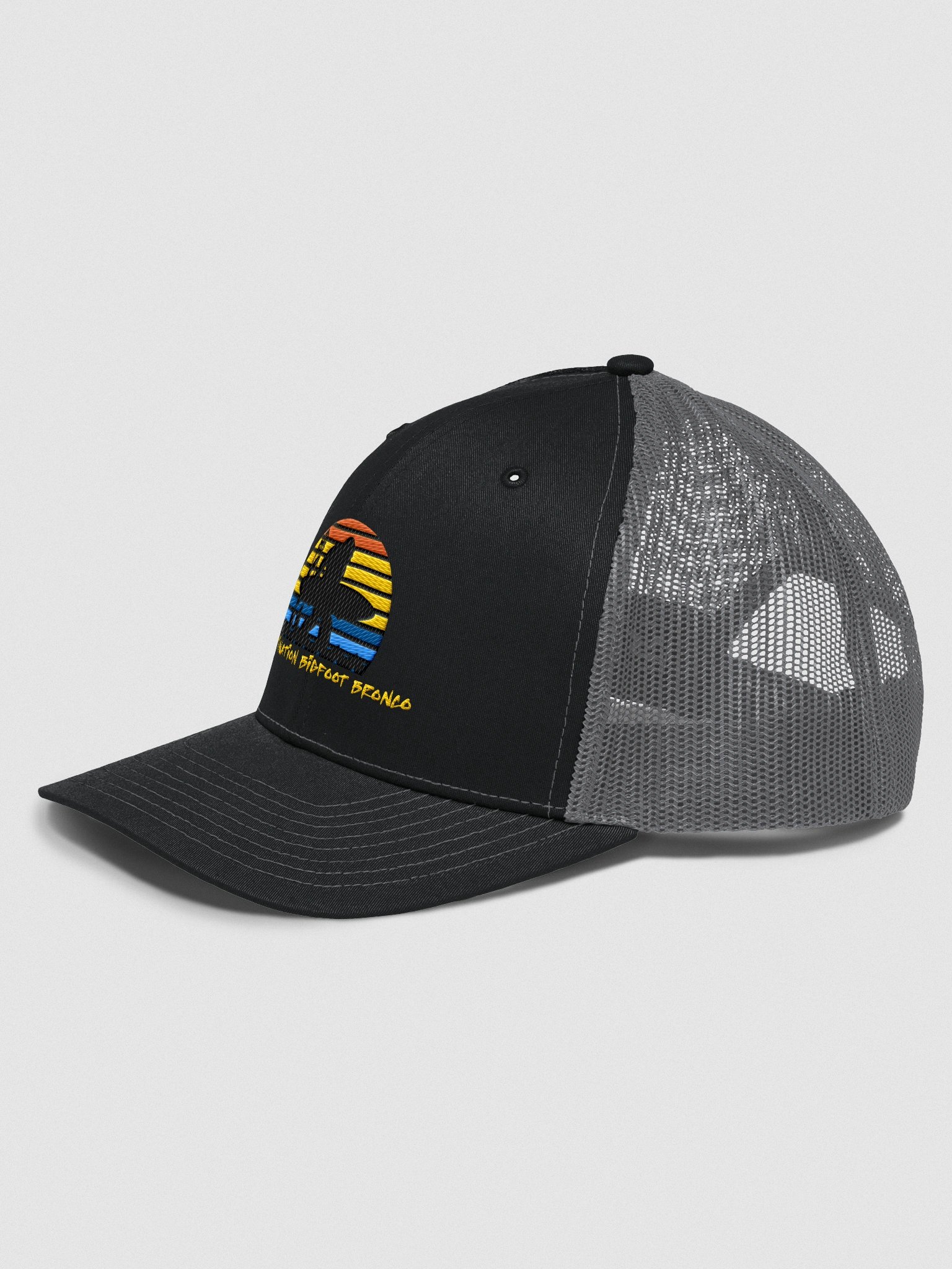 Destination Bigfoot Bronco Classic Logo Original Two-Tone Trucker Cap (Multiple Colors Available) product image (9)