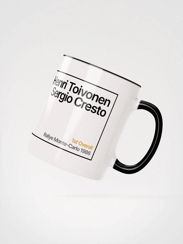 Ceramic Mug / Henri Toivonen / Rallye Monte-Carlo 1986 Number 7 product image (2)