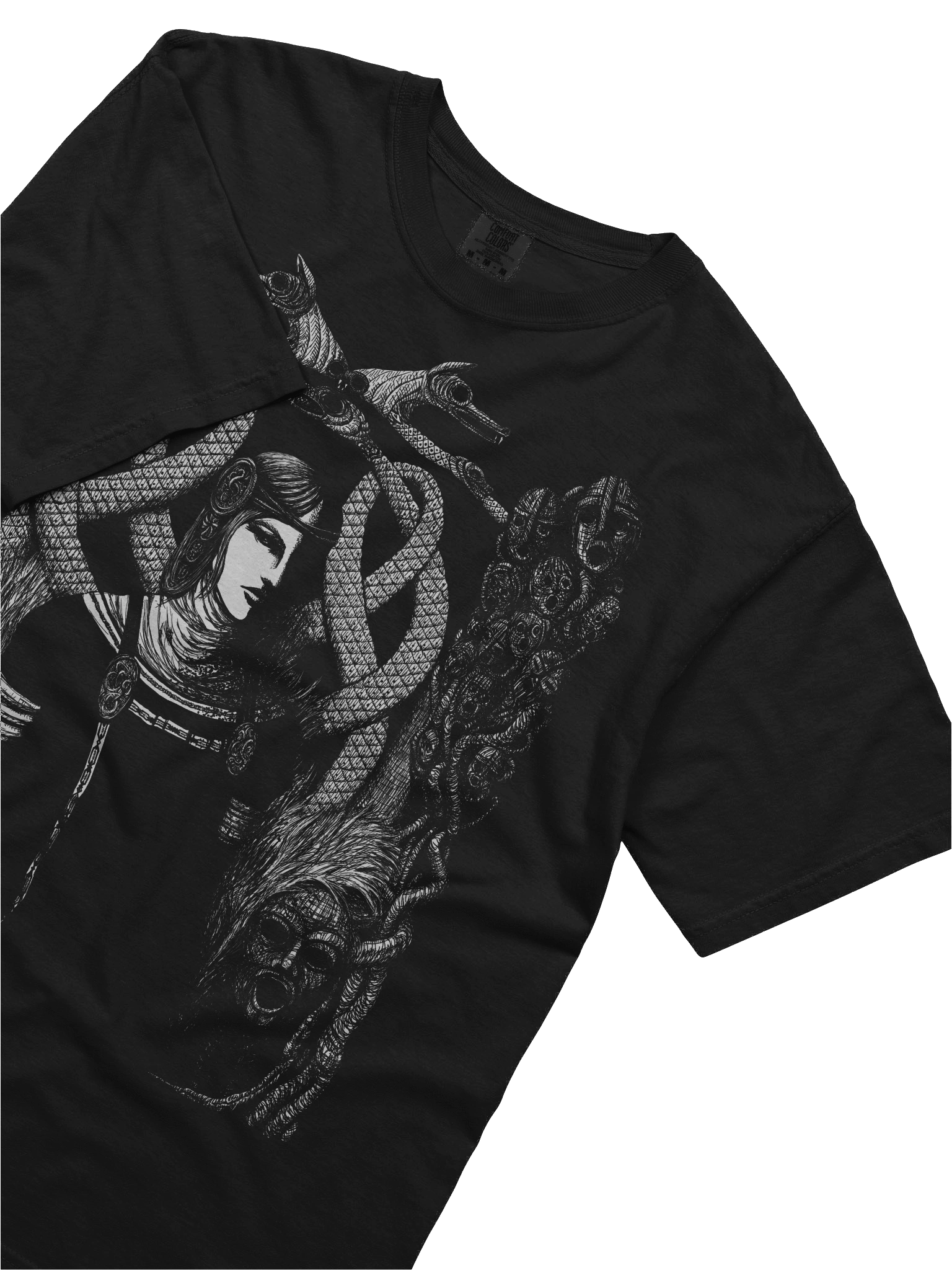 Hel in Black Relaxed Fit Comfort Colors Heavy Weight T-Shirt product image (4)