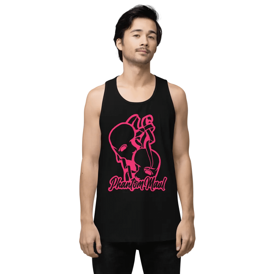 Hot Pink Big logo Men's Tank Top product image (15)