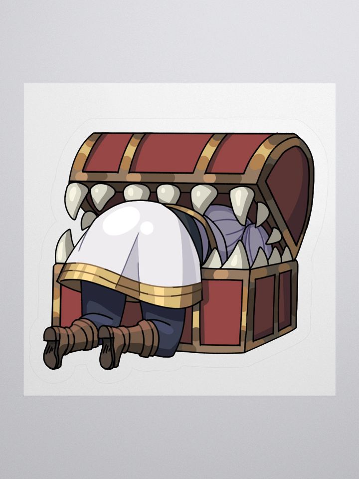 Chest Kiss Cut Sticker product image (1)