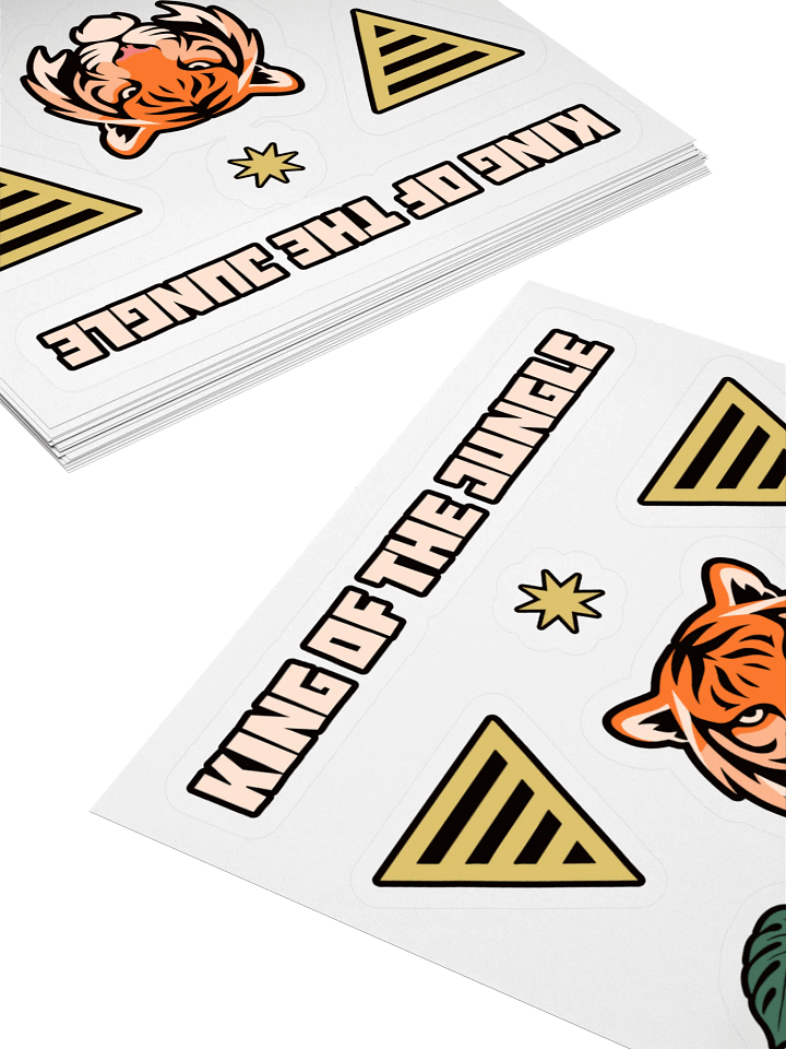 King of the Jungle Sticker Set product image (2)