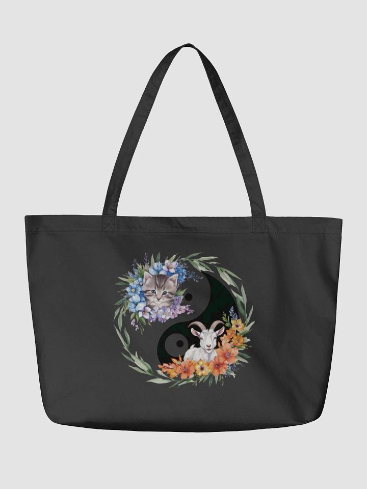 Yin-Yang Floral Harmony Tote product image (2)