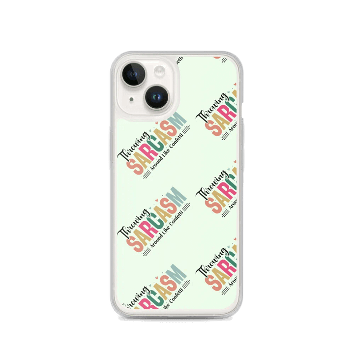 Sarcastic Confetti iPhone® Clear Case product image (4)