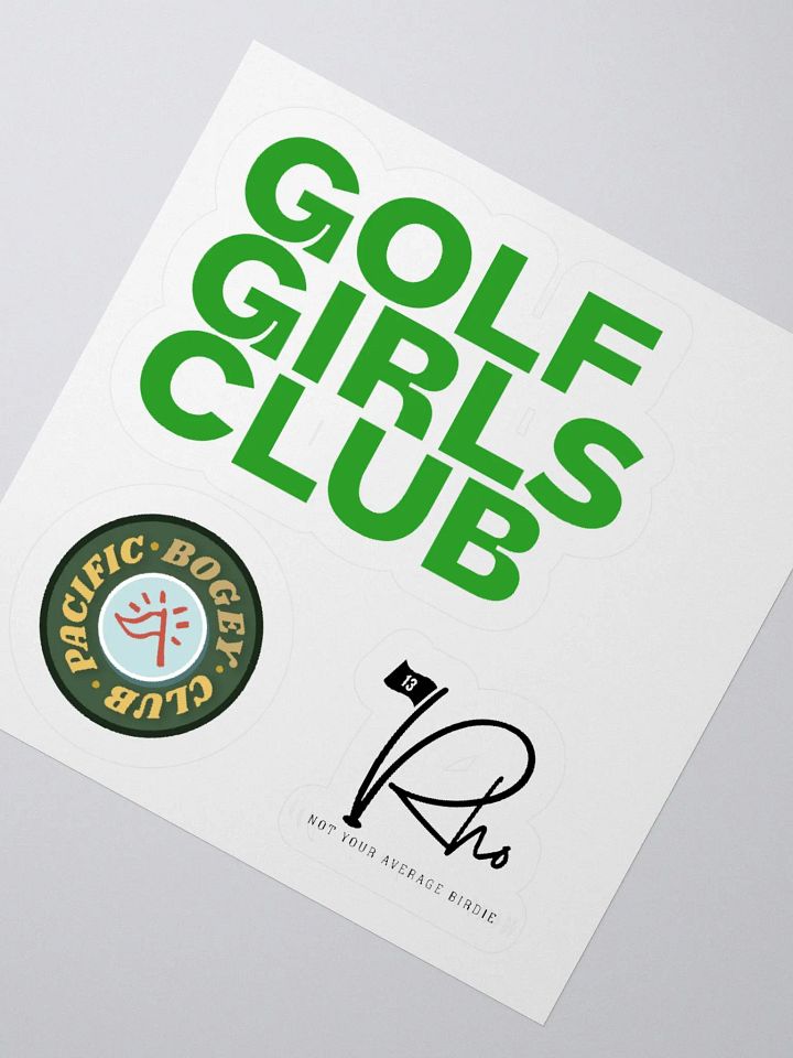 Golf Girls Club x Rho Vinyl Stickers product image (2)