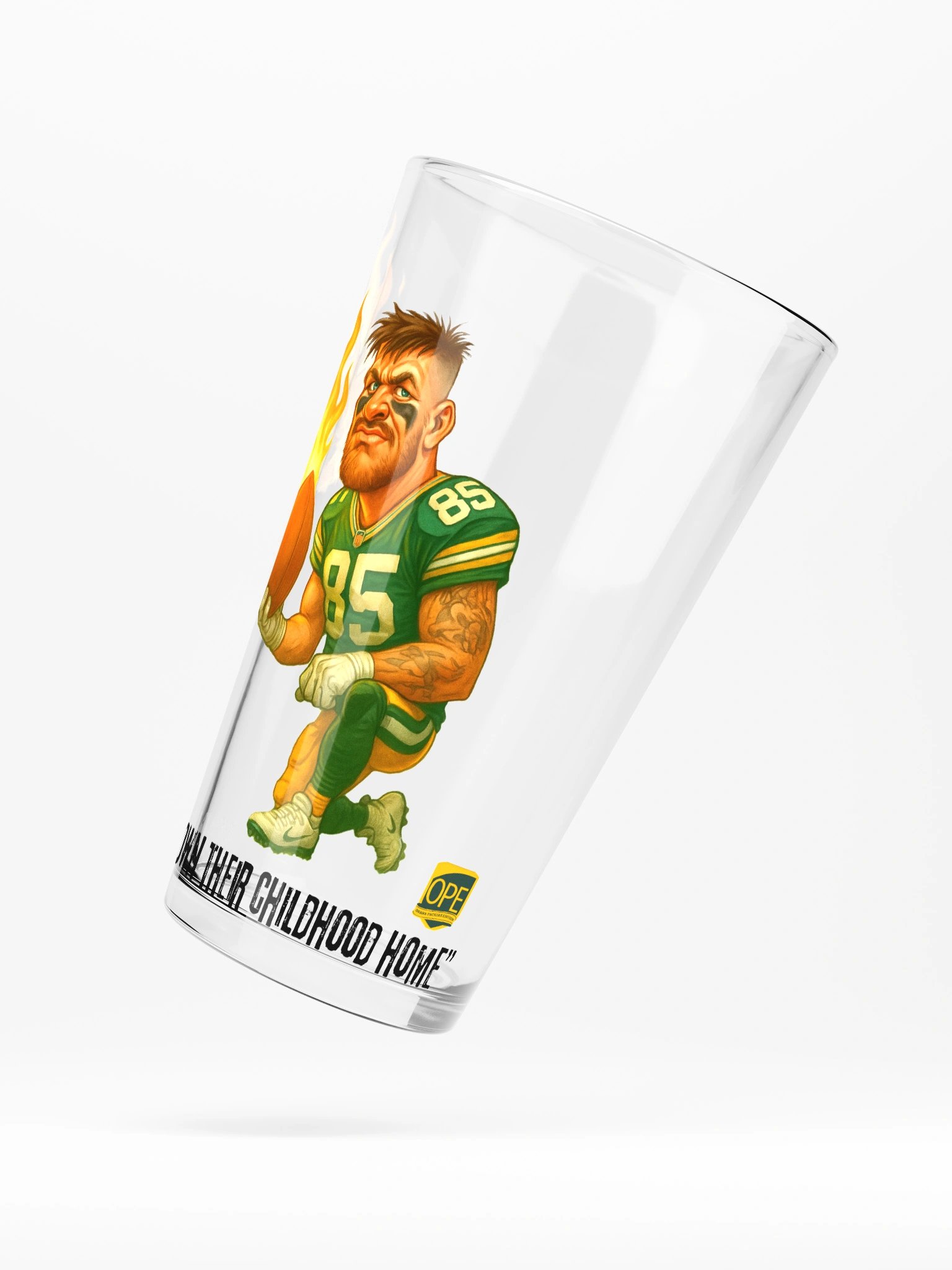 Burn Down Their Childhood Home Pint Glass product image (5)