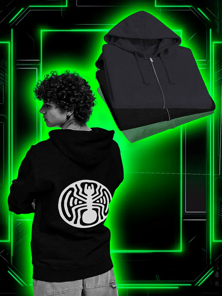 Soundcraft Fleece Zip Up Hoodie by Independent Trading Co. product image (2)