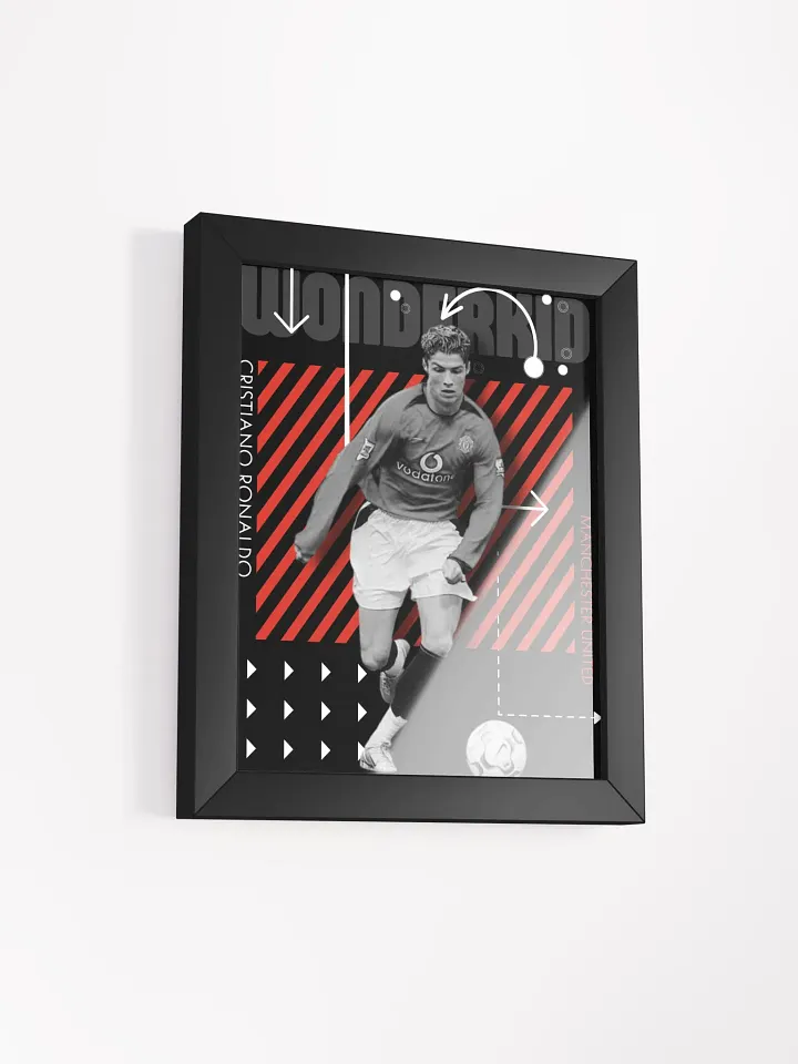 Cristiano Ronaldo Manchester United Wonderkid Art Framed Print product image (2)