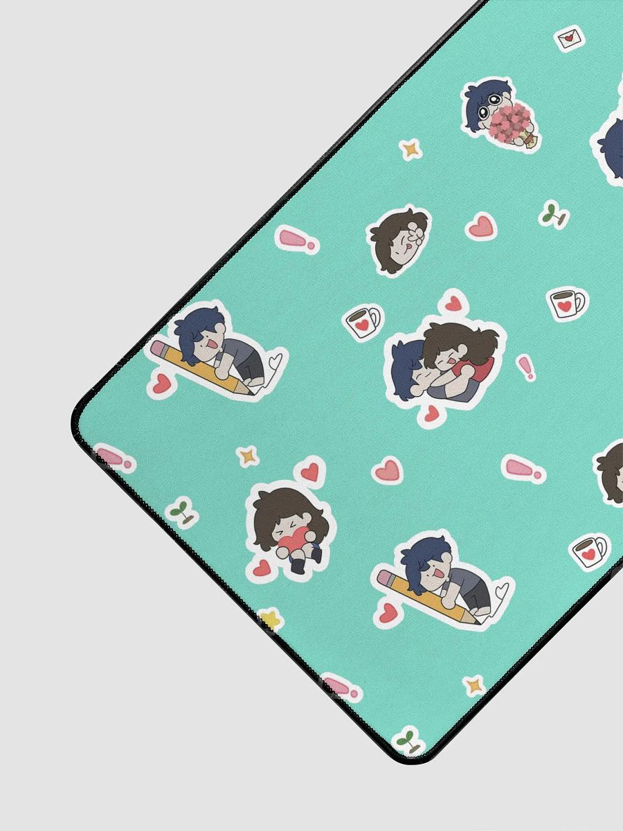 TEAL sticker design Desk Mat 15.5" x 31.5" product image (3)