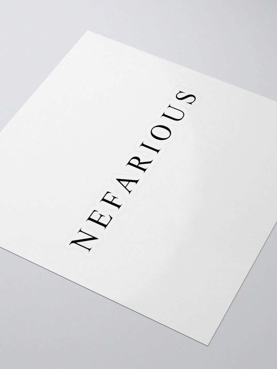 NF Written Kiss Cut Stickers product image (8)