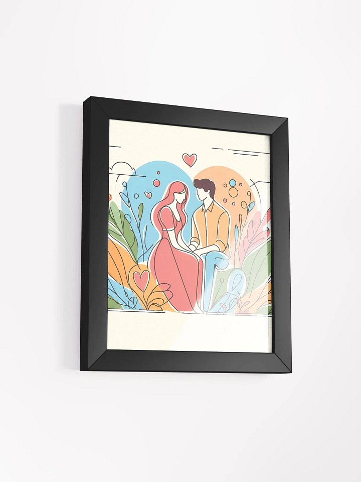 Love Art Frame | Couple Painting | Couple Frame | Painting #A12 product image (2)