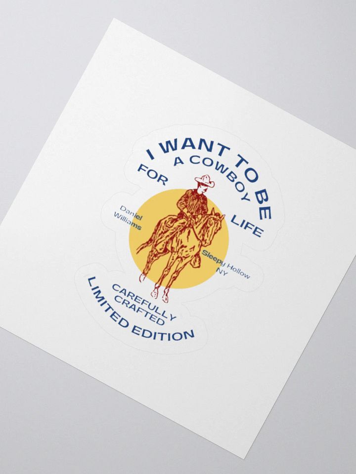 Cowboy For Life Stickers product image (6)