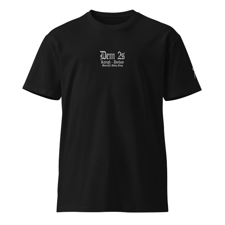 DEM 2S | GOTHIC TSHIRT | FRONT EMBROIDER + SLEEVE EMBROIDER product image (2)
