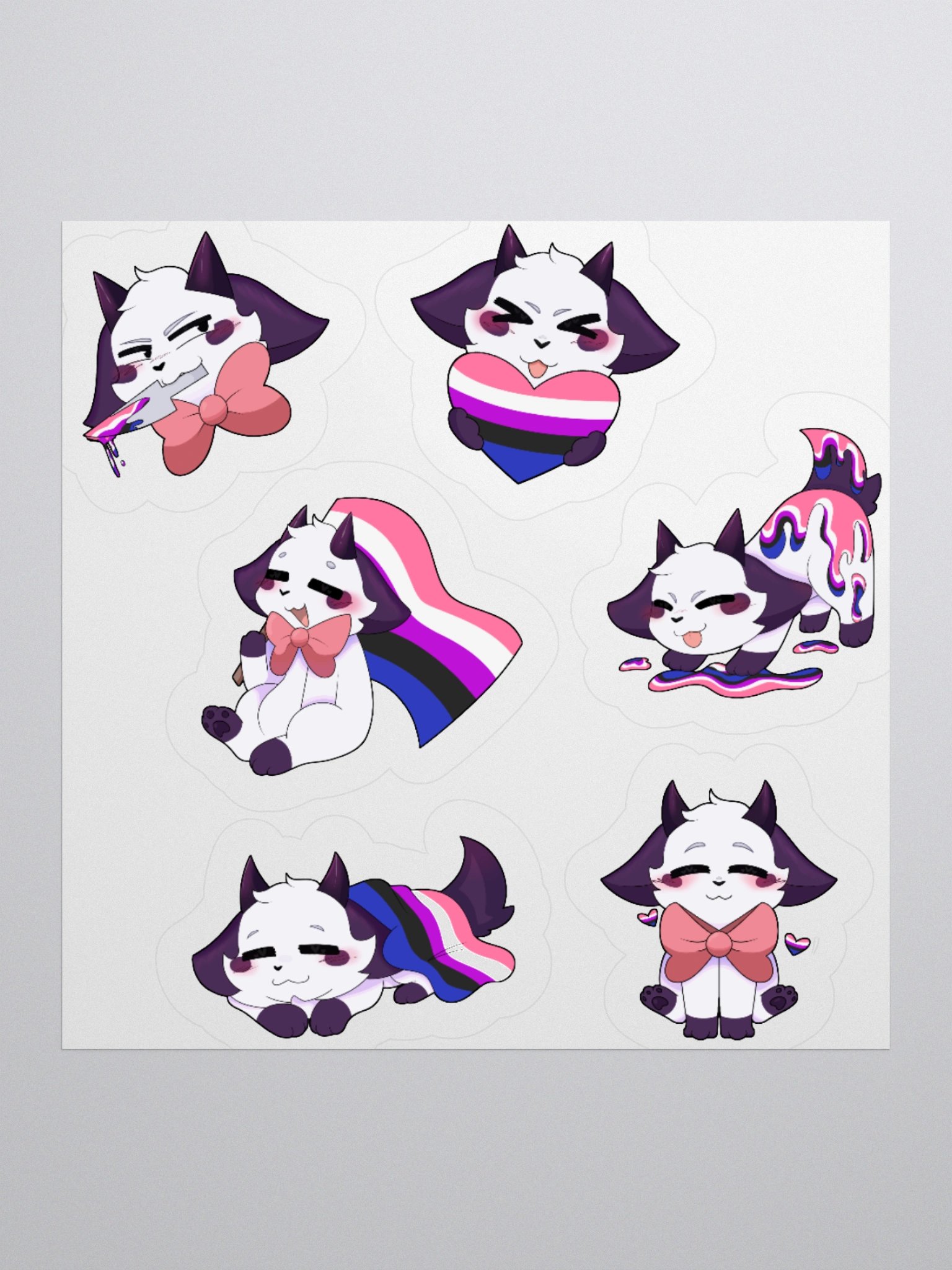 PRIDE/Genderfluid Sticker Sheet product image (1)
