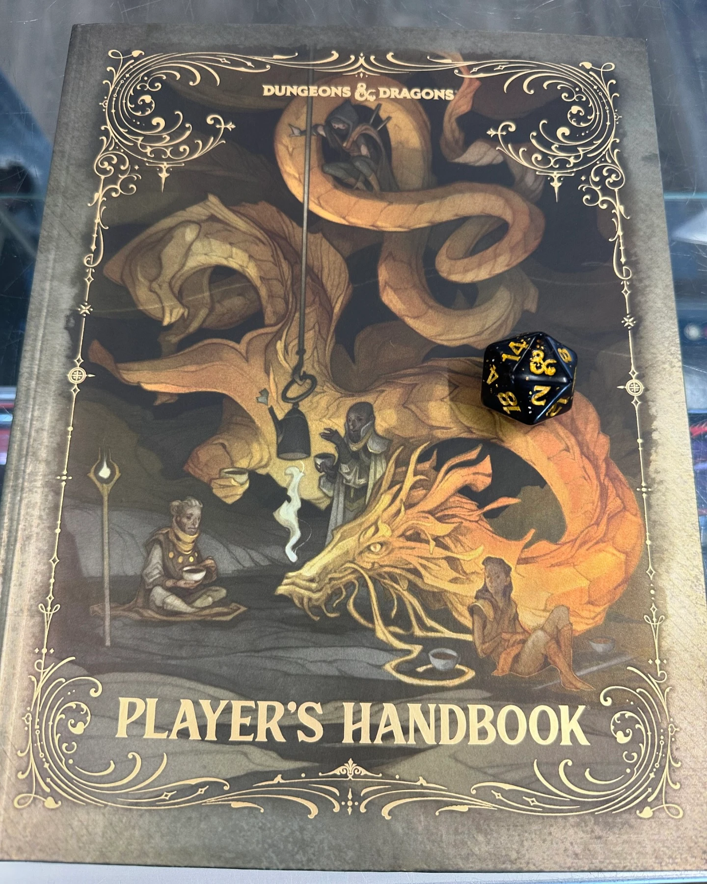 I got early access to the 2024 D&D Player Handbook. Even came with this nifty D20 as a pre-order bonus.