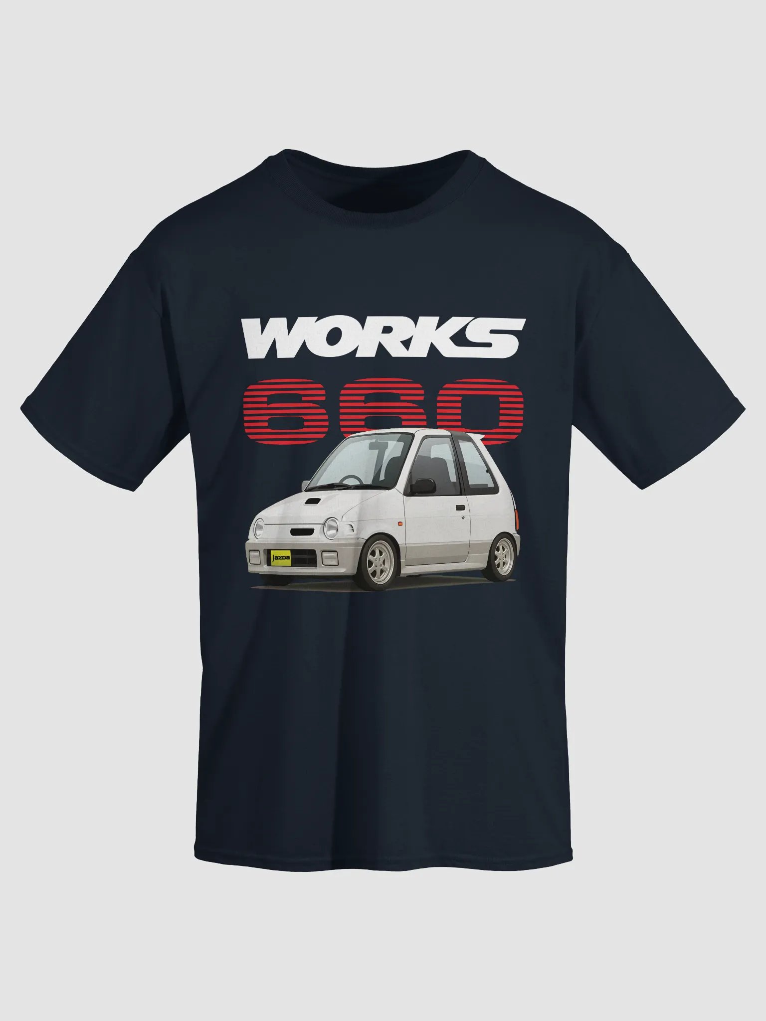 Alto Works Cartoon (White) - Tshirt product image (11)