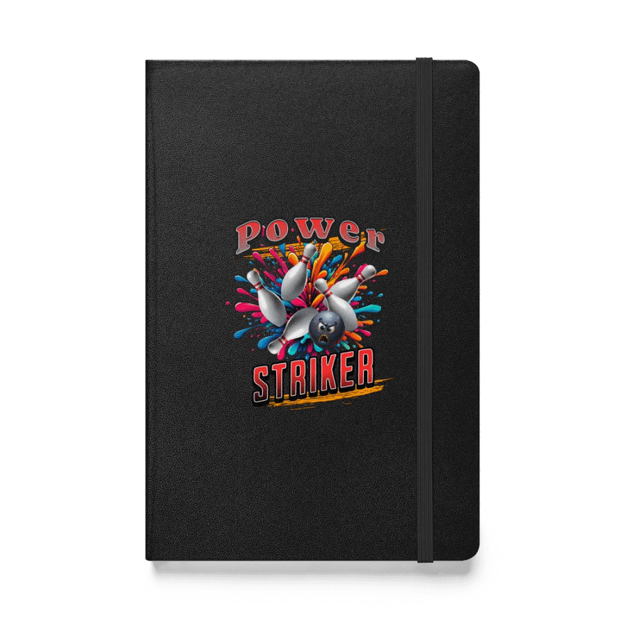 Power Striker Bowling Hardcover Notebook product image (1)