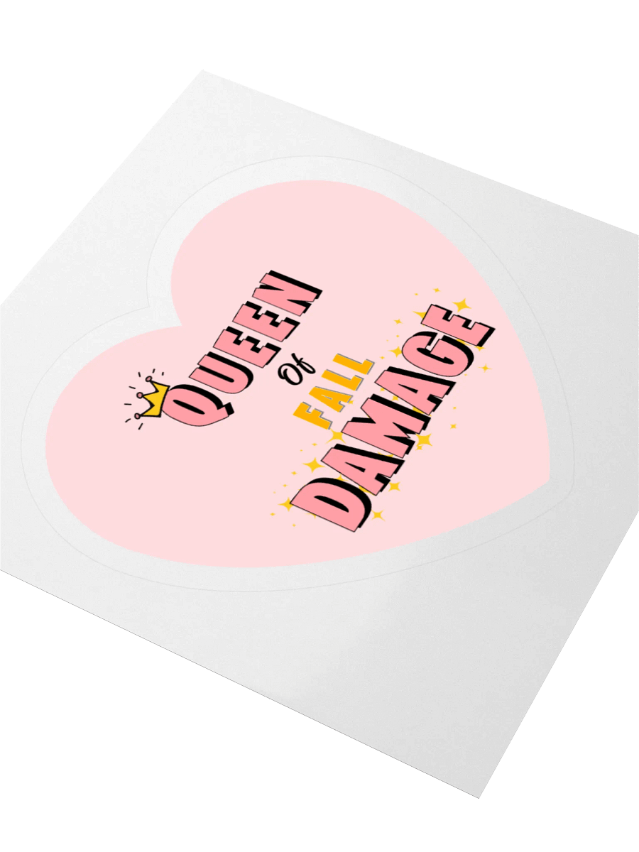Queen of Fall Damage Vinyl Sticker product image (3)