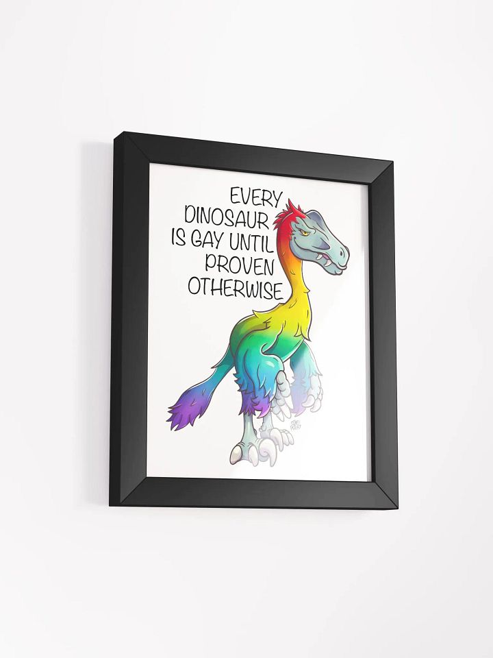 Rainbow Raptor Print product image (10)