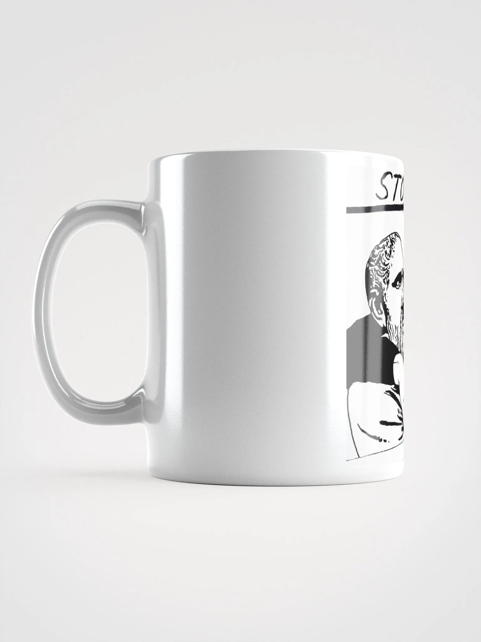 Stoic Youth Zeno of Citium quote White Glossy Mug product image (6)