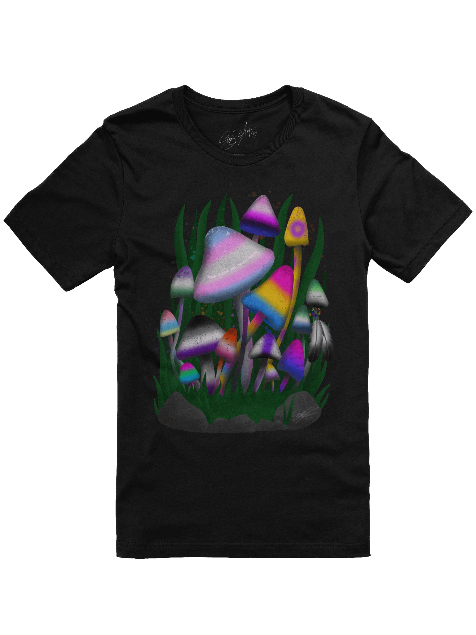 LGBT+ Trans Rights Mushrooms Tee product image (1)