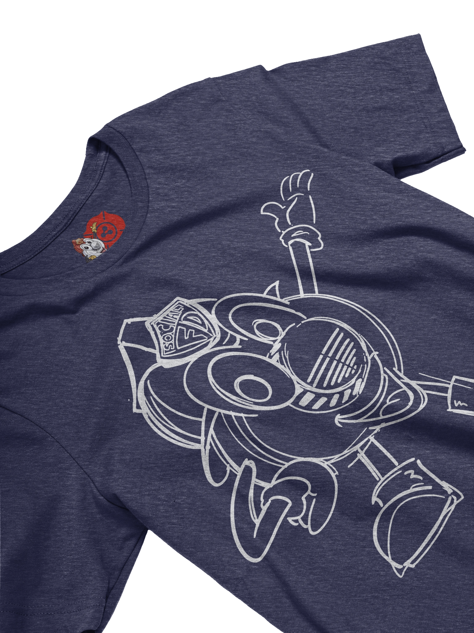 Smokey Line Art T-Shirt product image (27)