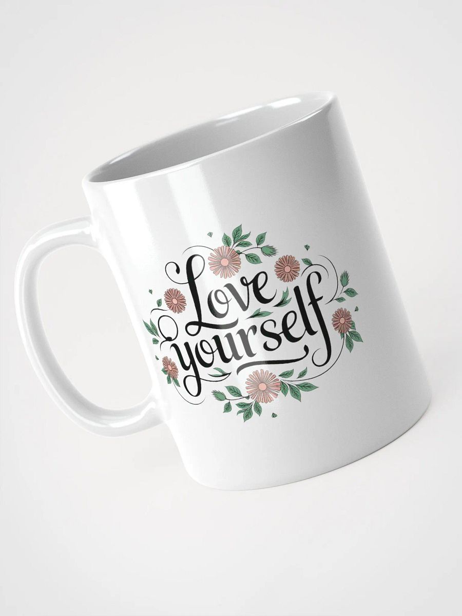 "Love Yourself" #Motivational Glossy White Mug product image (9)