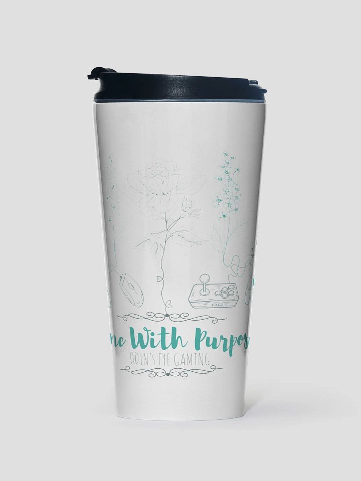 Game With Purpose - Floral Edition Travel Mug product image (1)