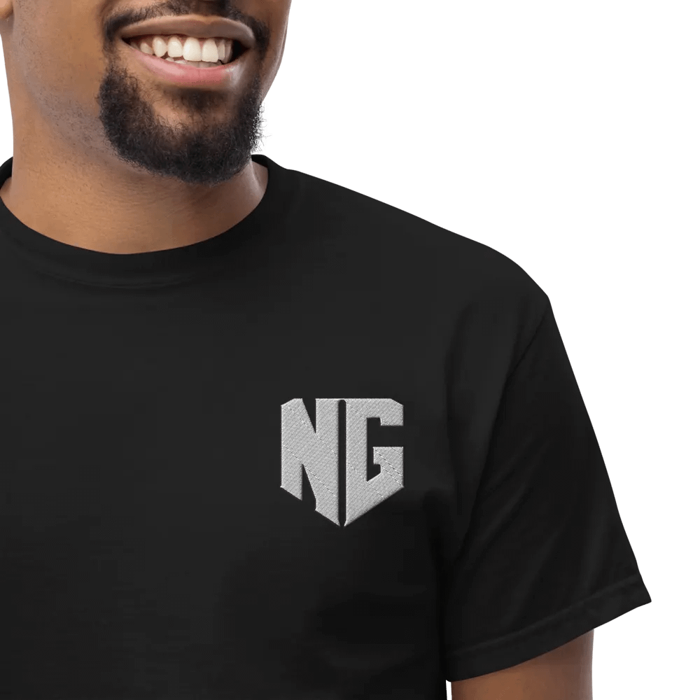 N.E.W. Gaming Shirt - White Logo (Embroidered) product image (4)