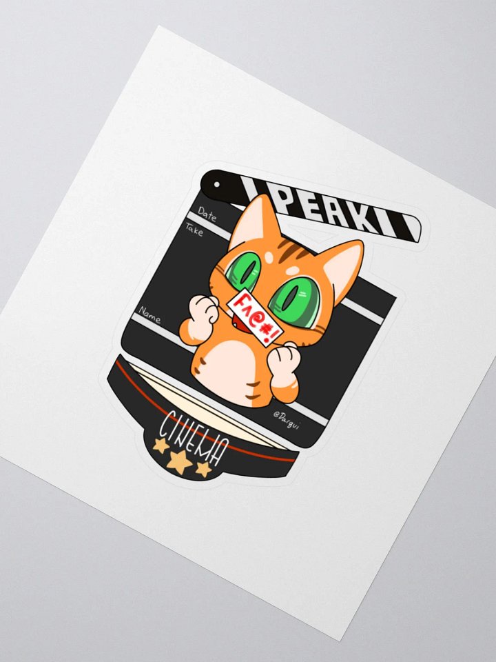 Peak F***ing Cinema Sticker product image (2)