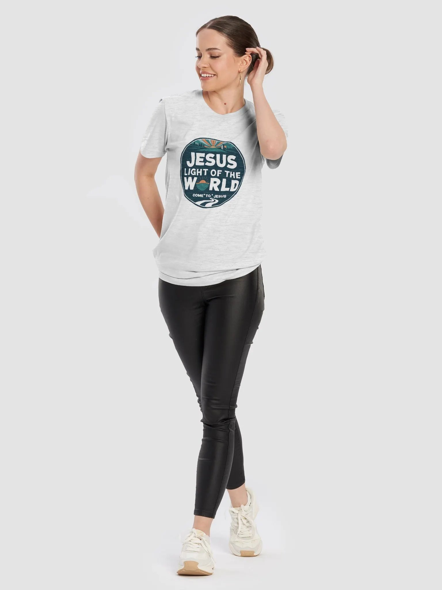Jesus Light of the world T-Shirt product image (6)