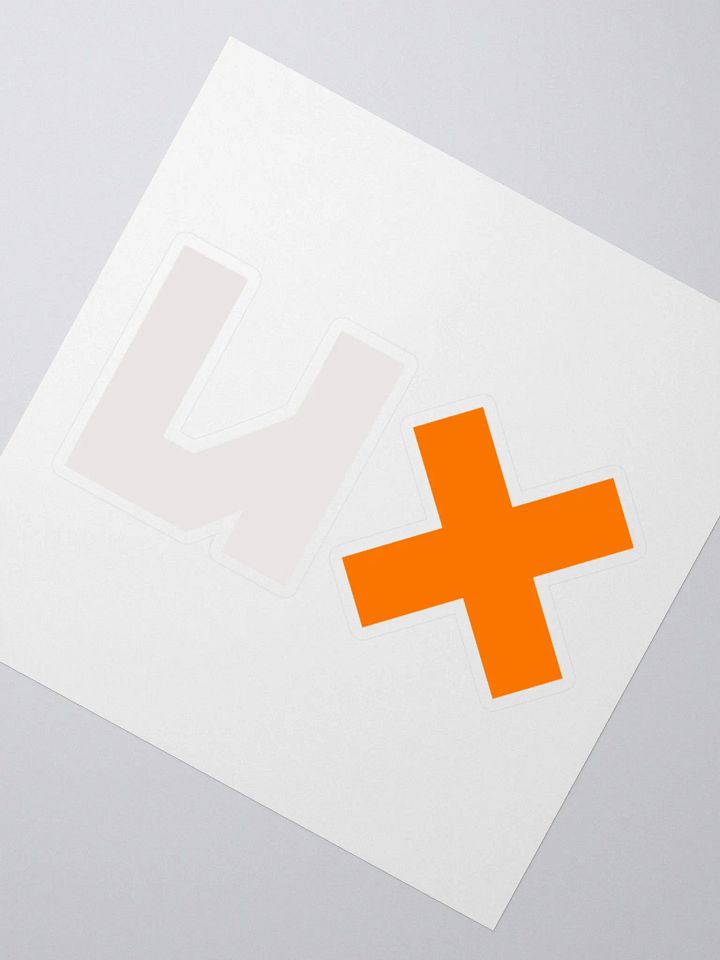 "UX" Logo Sticker product image (2)