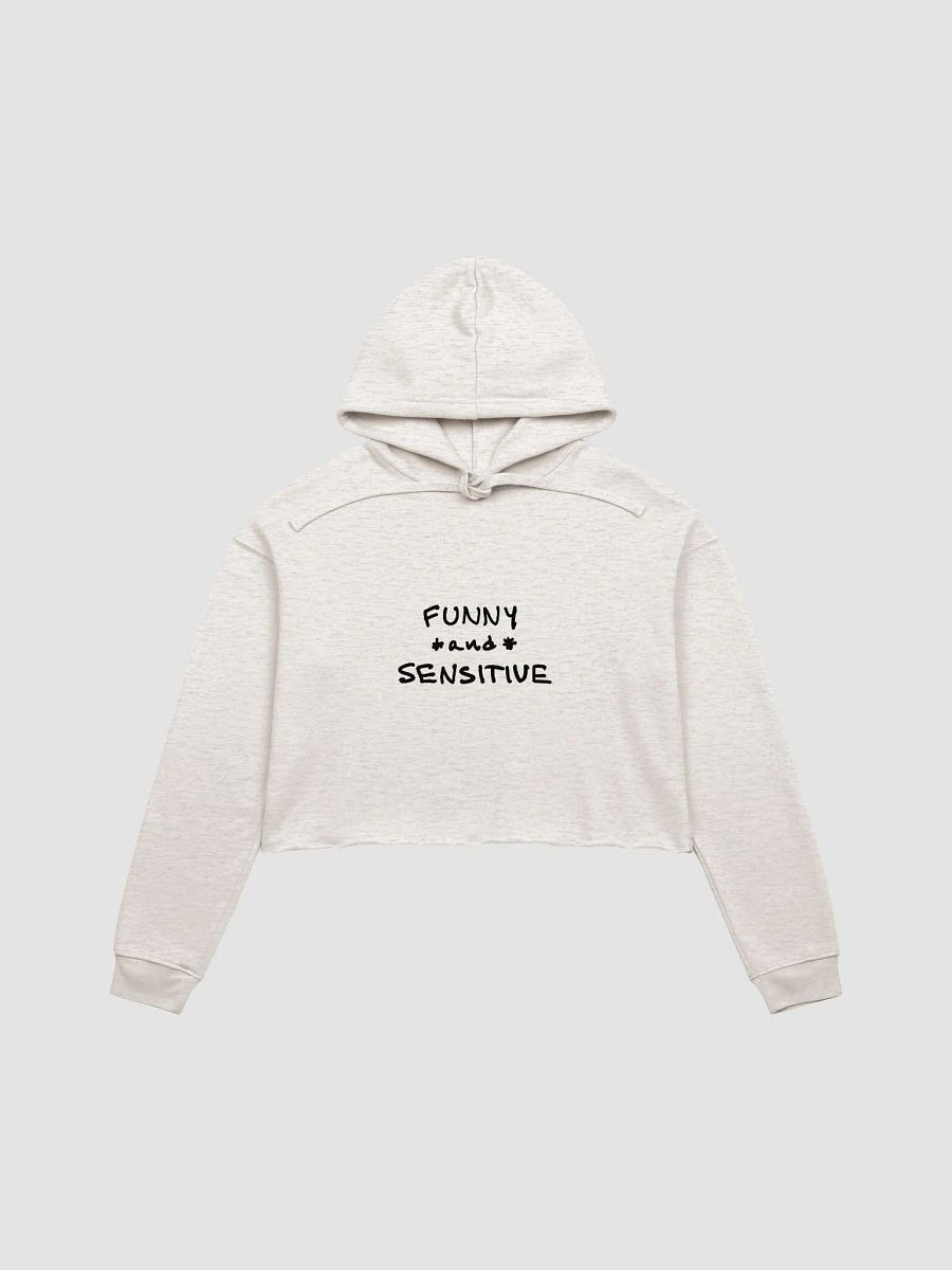 FUNNY *and* SENSITIVE fleece cropped crewneck product image (2)