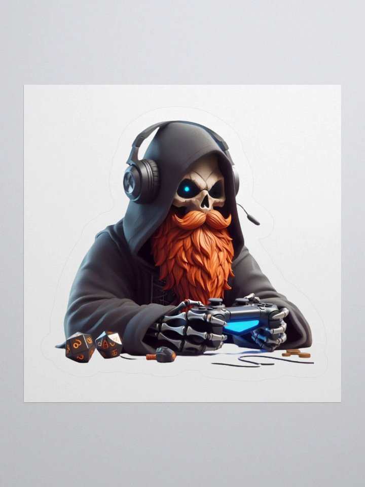 Deadmanfred Logo Sticker product image (1)