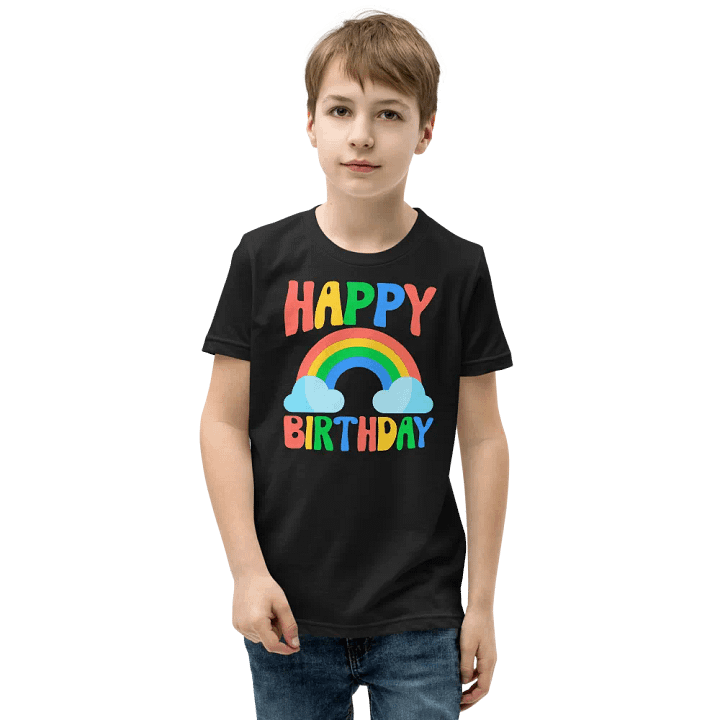 Happy Birthday (Rainbow) Kids T-Shirt product image (5)