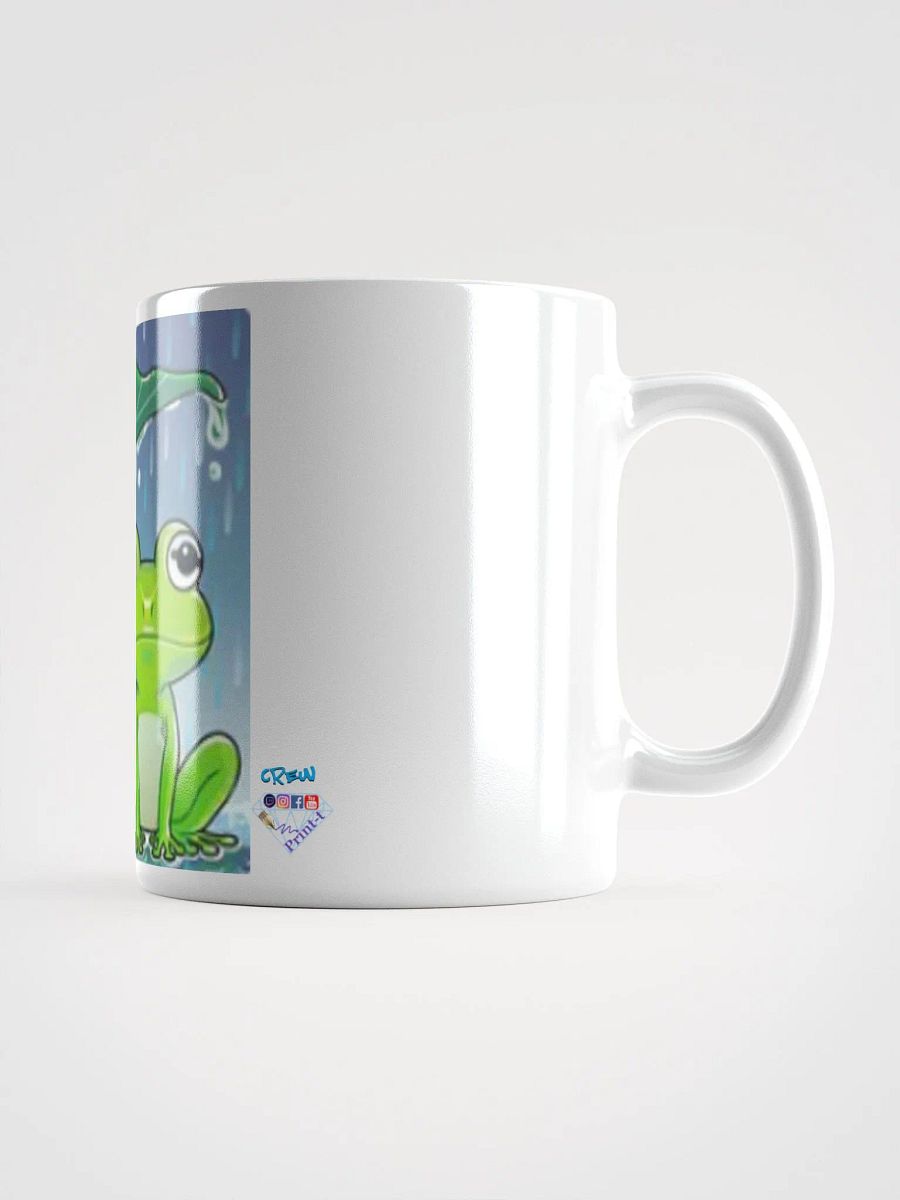 Weiß glänzende Tasse, du bist nicht alleine Motiv product image (1)