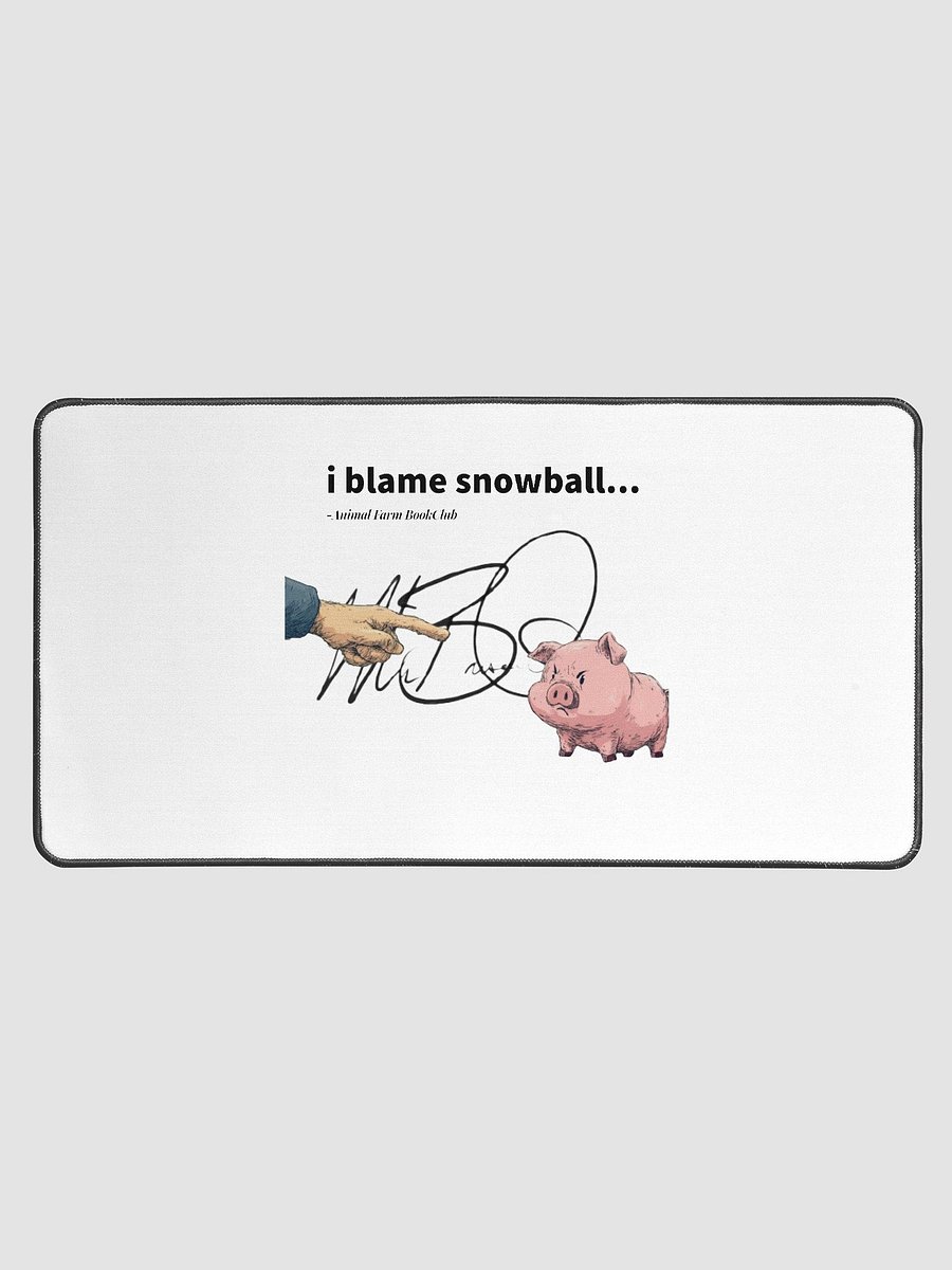 MrBiscuitSpeaks I Blame Snowball Mat! product image (1)