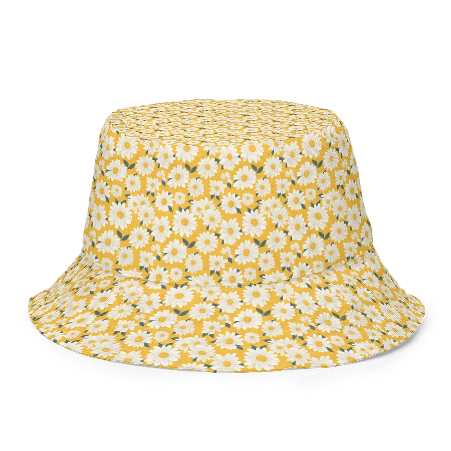 Reversible Bucket Hat – Two Styles in One! | Floral Print & Classic Navy | Lightweight & Breathable product image (8)